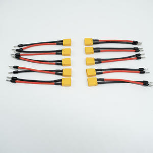 Кабель XT60 XT90 T-типа (штекер/гнездо) 2/3-контактный, силиконовый, для <span class=keywords><strong>RC</strong></span> аккумуляторов, двойной удлинитель-разветвитель Y для параллельного подключения аккумуляторов 12В - Product Image 2