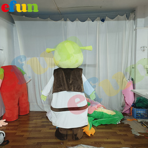 Efun quantité minimale de commande <span class=keywords><strong>1</strong></span> pièce Costume de mascotte <span class=keywords><strong>Shrek</strong></span> drôle personnalisé Costume de mascotte de personnage de dessin animé adulte pour la fête d'Halloween - Product Image 3
