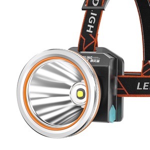 ไฟหน้า LED รูปฉลามยิ้ม แบบชาร์จ Type-C พร้อมเซ็นเซอร์ตรวจจับความเคลื่อนไหว แสงส่องไกล สำหรับกิจกรรมกลางแจ้ง ตกปลาตอนกลางคืน เดินป่า - Product Image 3