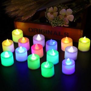 Velas LED Románticas 3D con Llama Realista, Funcionan con Pilas, Velas de Té Intermitentes, Velas de Navidad, Velas sin Llama de Plástico para Fiestas - Product Image 3