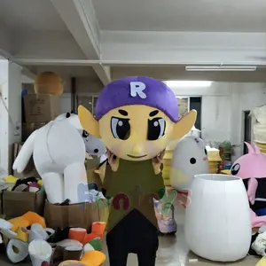 Funtoys Rock Cosplay Fantasia de mascote de desenho animado para performance de palco Filme Prop Cartoon para Roco Kingdom