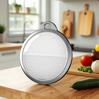 Prix d'usine Traceur de localisation avec cadre métallique ABS 7,6g, étiquette porte-clés anti-perte ultra-mince, vente en gros