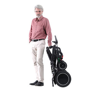 La silla de ruedas eléctrica más económica para personas mayores discapacitadas Silla de ruedas eléctrica Black Metal Ce Sillas de ruedas Precio 6 Km/h - Product Image 2