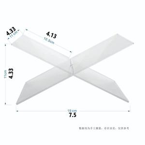 Soporte de acrílico para libros, pantalla abierta grande, caballete bíblico para revistas, soporte para libros de texto para libros de <span class=keywords><strong>cocina</strong></span> - Product Image 2