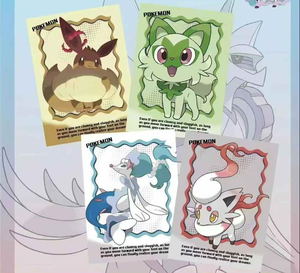 Cartes de collection <span class=keywords><strong>V</strong></span> Pokémon Polaroids Origin 3.0 Eif Baby Photo Tear Film Strip Jeu de cartes Jouets Cadeaux pour enfants - Product Image 3