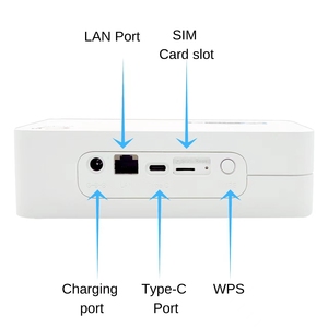 Cho G5010 5G Wifi6 LTE <span class=keywords><strong>Modem</strong></span> CPE <span class=keywords><strong>Router</strong></span> 4000MAh Được Xây Dựng-Trong Di Động Không Dây 1300Mbps Tường Lửa Kép Kết Nối Rộng - Product Image 4