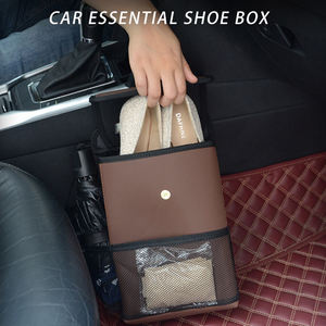 Caja de zapatos de coche para mujer, maletero, zapatos de conductor femenino, bolsa de almacenamiento, accesorios para automóviles, organizador de coche - Product Image 2