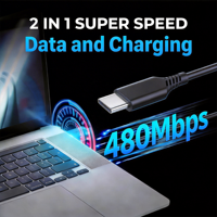Câble de charge rapide USB-C TPE haute performance, vente directe d'usine Cantell, câble de type C 3A