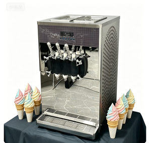 Machine à glace molle commerciale 3 saveurs avec système de refroidissement haute efficacité - Product Image 4