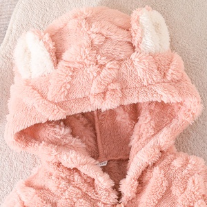 Mono de Invierno para Bebé, Cálido y Afelpado, con Botones Fáciles de Usar, Diseño con Capucha - Product Image 2