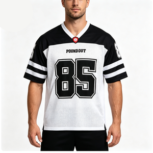Kaos Sepak Bola Pria Kustom Jersey Sepak Bola Kampus Set Seragam Remaja - Product Image 1