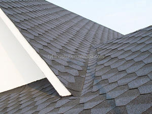 Nouvelle arrivée Tuiles brunes au design moderne Mosaïque dorée imperméable <span class=keywords><strong>Bardeaux</strong></span> <span class=keywords><strong>d</strong></span>'<span class=keywords><strong>asphalte</strong></span> pour maison pour hôtels entrepôts ateliers - Product Image 4