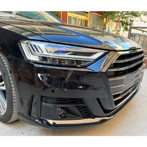 Kit carrosserie pour Audi A8 2019-2021 : modification et amélioration du pare-chocs avant, de la calandre, du becquet arrière et des garde-boue. - Product Image 6