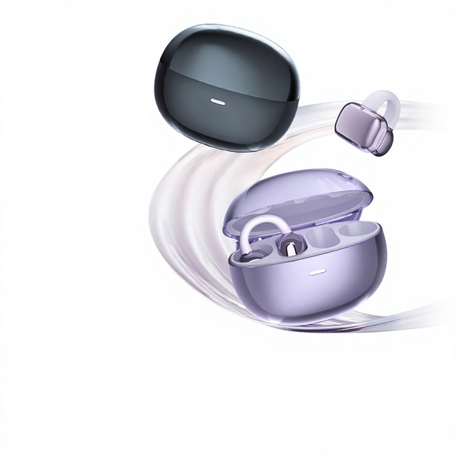 2026 New for 6.0 Earphones Cross-Border AI Custom-Molded ENC Noise-Canceling Clip-On Wireless Earbuds Headphones
