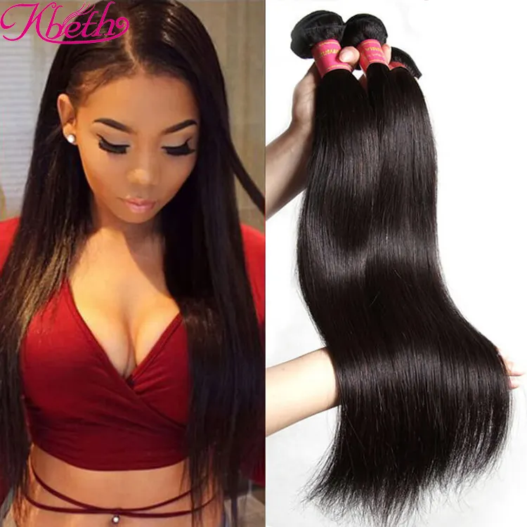 Kbeth Bundles For Black Women 2021 Fashion Sexy Brazilian Hair Remy Human 40 Inch Straight Hair Extensions Factory Price