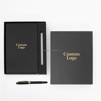 Impression personnalisée feuille d'estampage de logo en cuir PU journal quotidien hebdomadaire mensuel avec boîte et stylo