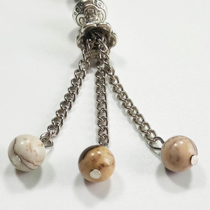 33 Australian Zebra Stone Muslim Prayer Beads Kehribar tasbeh Finger Tesbih Tasbeeh Tally Counter Muslim - Product Image 2