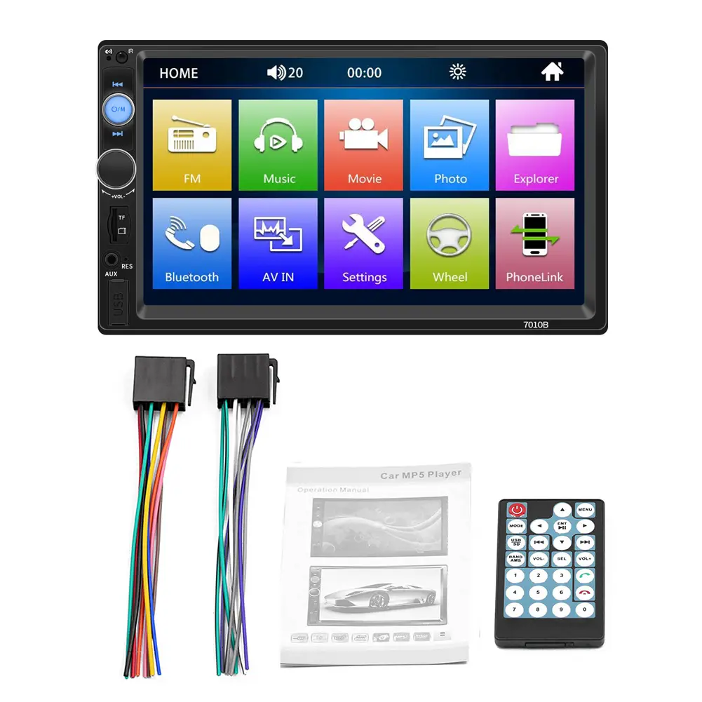 HD Reverse Navigation FM-Handy Verbunden 7 Zoll Android 2 Din Auto USB-Radio MP5-Player