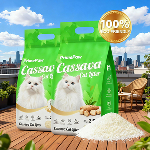 Haute Qualité PrimePaw Biodégradable Écologique À Base De Sodium Pierre Minérale Gris Agglutination Rapide Litière Pour <span class=keywords><strong>Chat</strong></span> Sans Poussière En Gros - Product Image 1