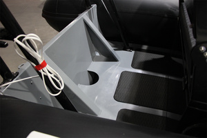 RIB 4.2m hypalon orca coque en aluminium profonde v <span class=keywords><strong>semi</strong></span>-<span class=keywords><strong>rigide</strong></span> gonflable <span class=keywords><strong>bateau</strong></span> à côtes de luxe - Product Image 6