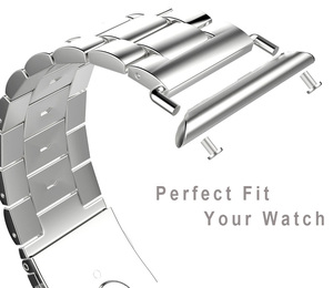 Roestvrijstalen Metalen Adapter Connector Voor Apple Watch Band 44Mm 40Mm 42Mm 38Mm Iwatch 5 4 <span class=keywords><strong>3</strong></span> <span class=keywords><strong>2</strong></span> Horloge Accessoires Maat 49Mm - Product Image 5