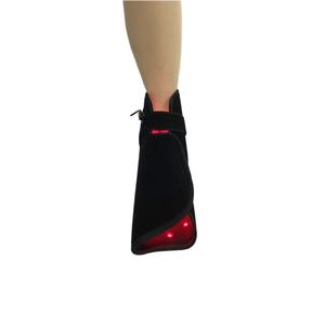 Chausson de thérapie infrarouge à lumière rouge et bleue, dispositif portable rechargeable à LED pour soulager la douleur aux pieds - Product Image 3
