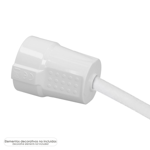 Presa Schuko a 2 Poli con Connessione a Terra 16 Ampere. Bianco. - Product Image 4