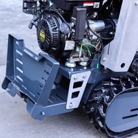 Trancheuse hydraulique agricole certifiée CE avec chaîne, machine de creusement autopropulsée sur chenilles