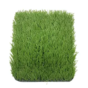 Alfombra de césped sintético verde de césped artificial panorámica para campo de fútbol, suelo deportivo, cancha de Pádel de fútbol
