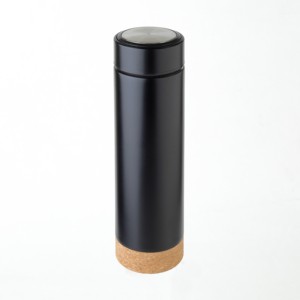 <span class=keywords><strong>Bouteille</strong></span> d'eau vierge à sublimation, 500ml, sans danger pour aliments, écologique professionnel, avec fond en liège, 10 pièces - Product Image 2