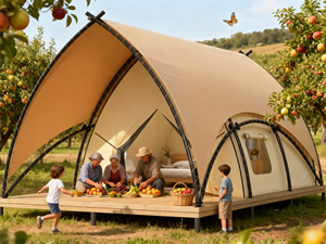 Outdoor Camping <b>Tents</b> Double Four-season 5x7m Windproof Rainproof Breathable UV Protection High-end <b>Large</b>-scale Manufacturer - Product Image 1
