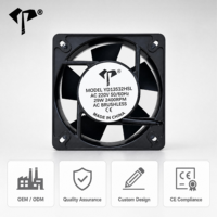 Ventilador Axial de CA de 135 mm (5.3 Pulgadas) con Certificación CE RoHS, 135*135*32 mm, 110V 220V 380V, Ventilador de Refrigeración BLDC para Gabinete de Control Eléctrico