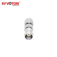 Fabricante de Conectores RF de Latón Macizo, Adaptador de Conector Hembra BNC a Conector Macho Mini UHF PL259