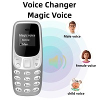 Teléfono Móvil Mini BM10 2G GSM Doble SIM en Espera, Baja Radiación, Teléfono de Botones Pequeño de Bolsillo, Teléfono de Respaldo Portátil