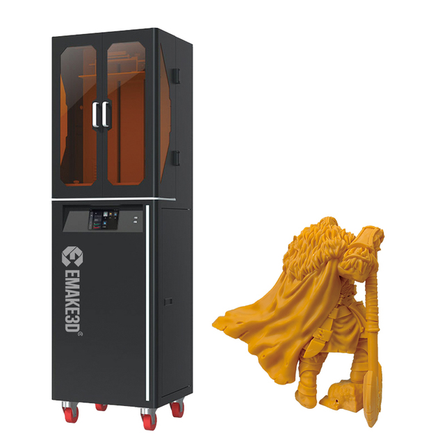 EMAKE 3D Professional Industrial High Precision New Automatic 16K 3D Resin Durable UV LCD Printer 1 Year Warranty Jewelry