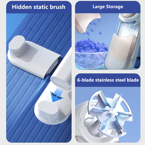 Nouveau Rasoir Anti-Bouloches Électrique USB Rechargeable à 6 Lames avec Écran LED et <span class=keywords><strong>Brosse</strong></span> à Peluches, 3 Vitesses, pour Chandails - Product Image 3