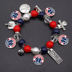 Braccialetto Personalizzato con Perline per Tifosi dei Philadelphia 76ers, <span class=keywords><strong>Accessori</strong></span> Sportivi per Calcio e Basket - Product Image 4