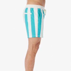 Shorts de bain décontractés pour hommes, coupe ample, séchage rapide, couleurs unies, pour la plage, 100 % polyester - Product Image 3