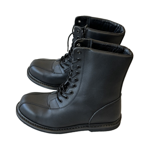 Stivali da lavoro di sicurezza allacciati da uomo di alta qualità in acciaio traspirante costruzione della punta in gomma resistente protettiva per la primavera autunno - Product Image 2