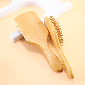 แปรงนวดหนังศีรษะแบบสั่นสะเทือน Kysiea ทำจากไม้ไผ่ ขนาด 20 ซม. สำหรับใช้ในครัวเรือนทั่วไป - Product Image 3