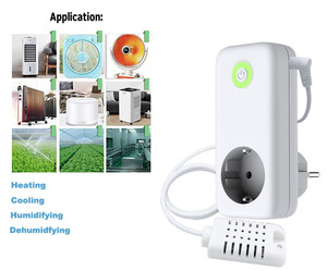 <span class=keywords><strong>Termostato</strong></span> Digital Inteligente <span class=keywords><strong>WIFI</strong></span> para el Hogar, Tipo Enchufable, Encendido/Apagado Automático, Control de Equipos de Calefacción o Refrigeración para Electrodomésticos - Product Image 5