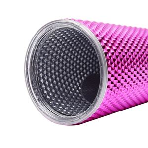 24oz kim cương uống cà phê lạnh <span class=keywords><strong>Mug</strong></span> Studded chai Nước Đôi tường nhựa cốc cốc có nắp đậy và ống hút - Product Image 5