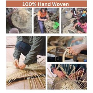 Tissé à la main Boho jonc de mer suspension Wabi Sabi côtière salle à manger <span class=keywords><strong>plage</strong></span> maison décor à la maison luminaire - Product Image 6