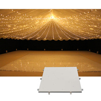 Carreaux de sol illuminés en acrylique, pièces de sol illuminées en étoile de mariage, sol de danse à Led, prix d'usine