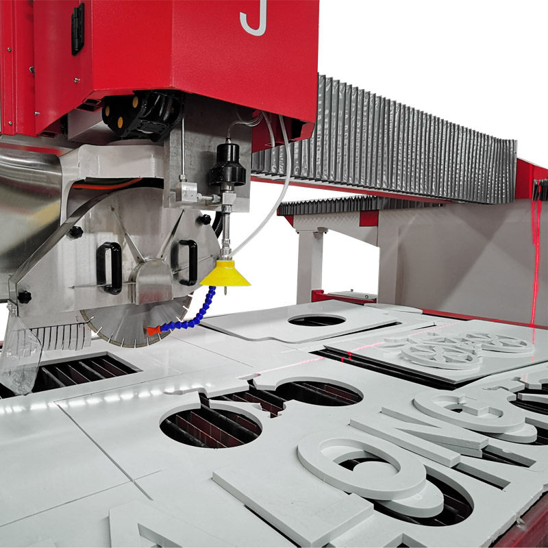 HUALONG Stone Machinery HKNC-400J - Precision 5 Axis CNC Sawjet