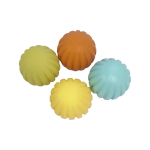 Palline di gomma A strisce verticali Non tossiche igieniche ed ecologiche accolte per bambini come regalo per il bambino - Product Image 2