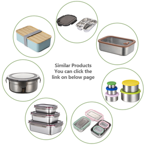 Ikoo thép không gỉ <span class=keywords><strong>container</strong></span> thực phẩm Hộp Ăn Trưa với nắp gỗ số lượng lớn <span class=keywords><strong>container</strong></span> lưu trữ thực phẩm kim loại cho người lớn và trẻ em trường - Product Image 5