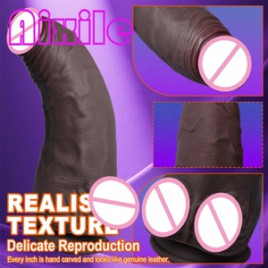 9.8 in Realistic Big Black Thick Girthy Dildos Huge Dildo Penis for Hands-Free Play G Spot BBC Dildo Anal Sex Toys for Gay <strong>Women</strong> - Product Image 5
