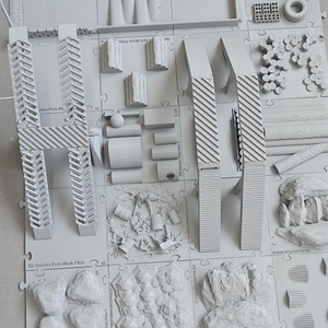 Modèle de balançoire de parc d'attractions à l'échelle 1/24, structure d'escalade miniature en 23 pièces, accessoire pour RC Crawler, décoration de diorama de jardin - Product Image 1