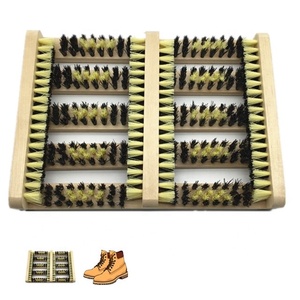 Factory Supply Wood Block Polypropylene Bristles <strong>Boot</strong> <strong>Brush</strong> Shoe <strong>Brush</strong> - Product Image 1